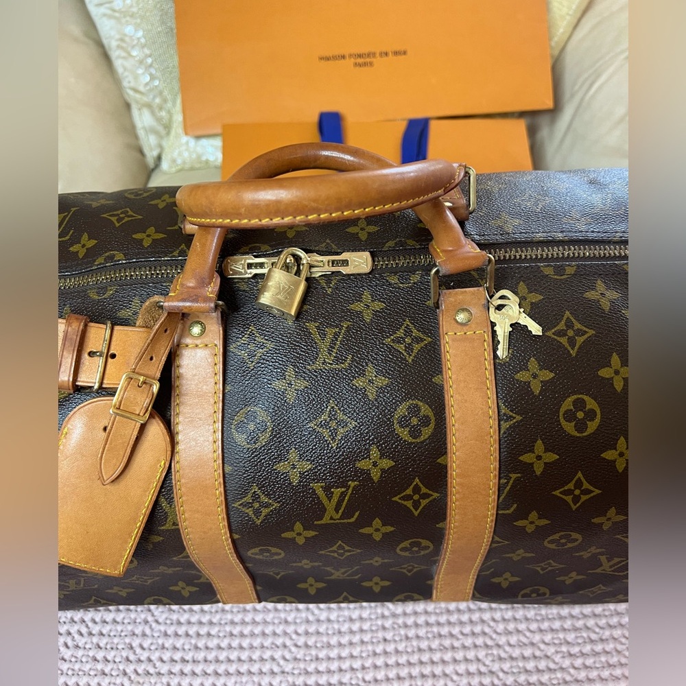 Louis Vuitton Keepall 55 Duffel Travel Bag - Picture 3 of 15